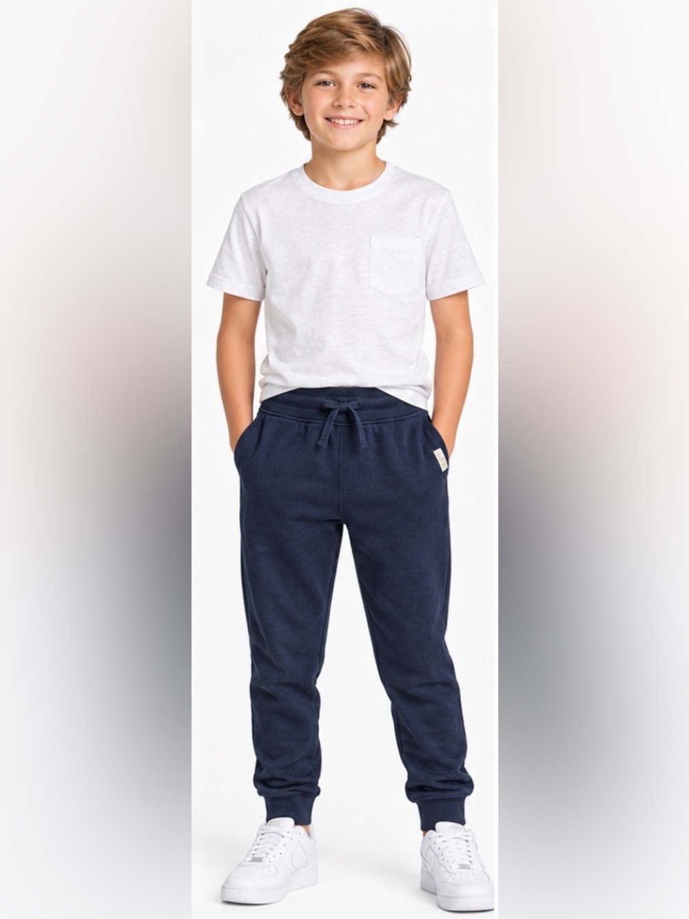 NWT Weatherproof Boys Navy Jogger Sweatpants ORG RETAIL $50